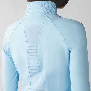 Light blue lululemon half zip